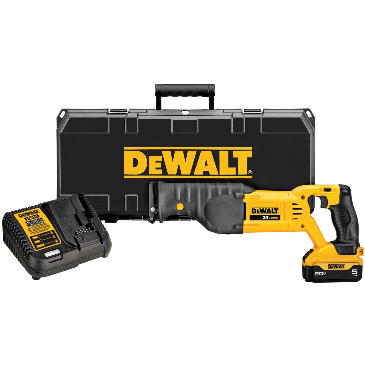 DEWALT DCS380P1 in use showing a flush cut for precise work.