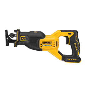 DEWALT DCS382B reciprocating saw compact design for tight spaces.