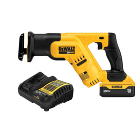 DEWALT DCS387P1 compact design enables cuts between studs in tight spaces.