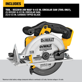 DEWALT DCS391B magnesium shoe emphasizes durability and precision