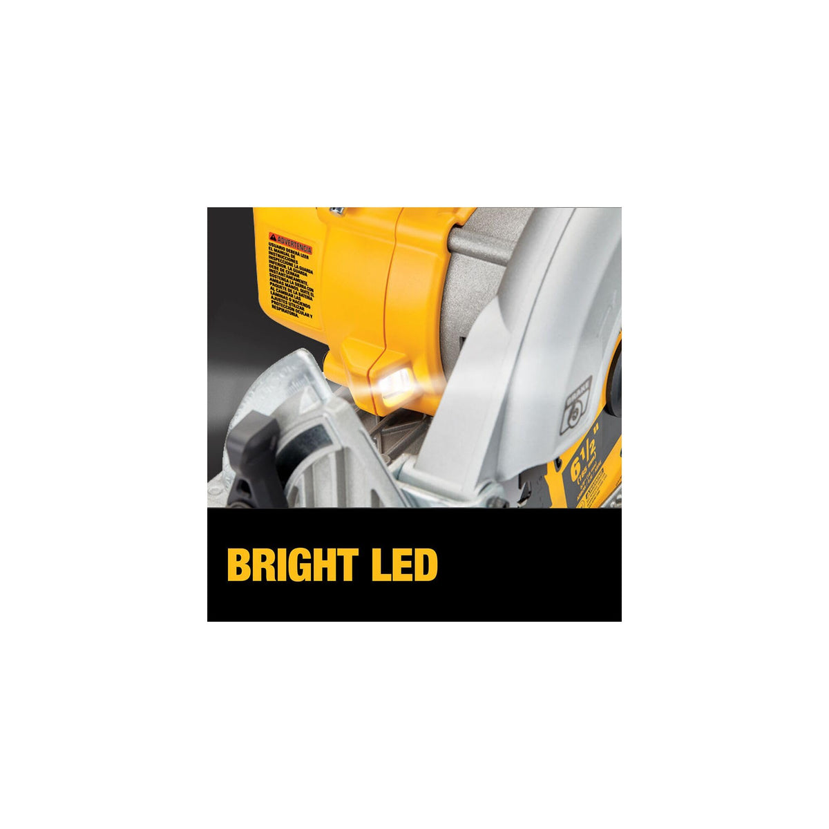 DEWALT DCS565B 2-1/8 in depth supports versatile material cuts.