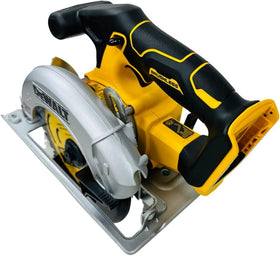 DEWALT DCS566 side view shows the slim profile for tight cuts.