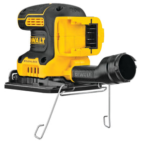 DEWALT DCW200B with locking dust bag for easy cleanup during projects.