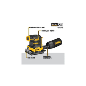 DEWALT DCW200B ergonomic grip enables comfortable operation.