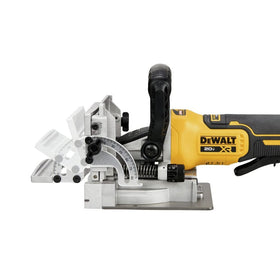DEWALT DCW682B depth selector knob enables fast biscuit sizing
