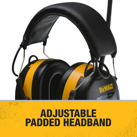 DEWALT DPG15 auxiliary input connects music from any device for your playlist.