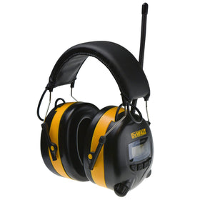 DEWALT DPG15 hearing protection ears with soft foam earcups for all-day comfort.