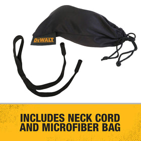 DEWALT DPG99 neck cord attached for convenient on-site transport