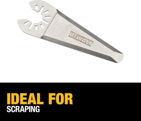 DEWALT drywall cutout demonstration using a 3-sided blade.