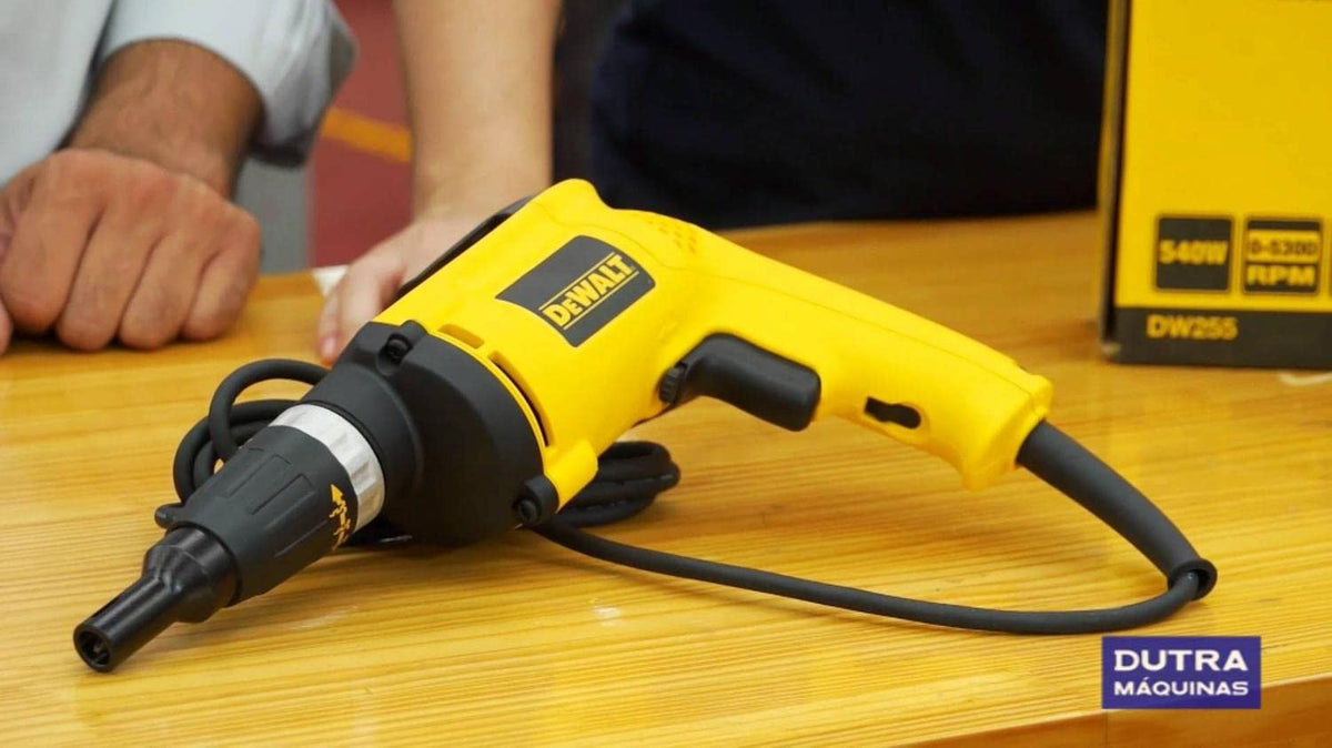 DEWALT DW255 with 5300 RPM motor ready for fast drywall installation