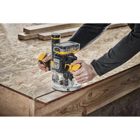 DEWALT dual LED lights improve bit visibility in low-light tasks.