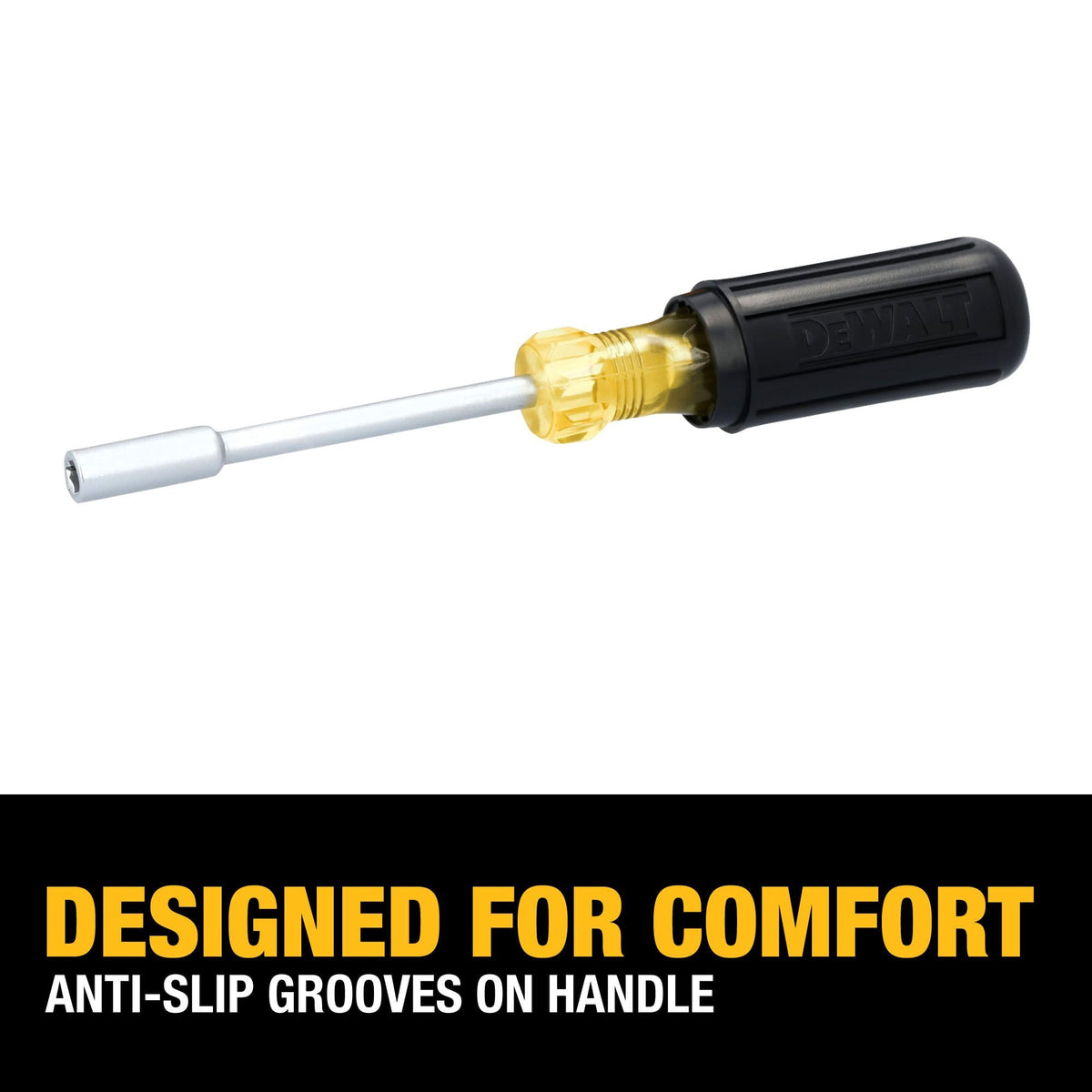 DEWALT durable construction for tough jobsites across SAE and metric tasks.
