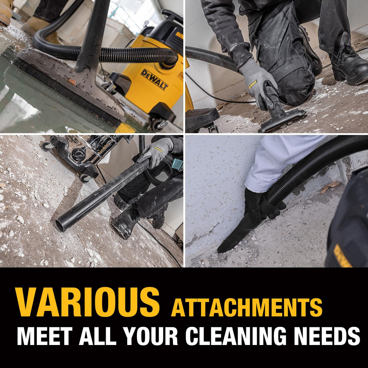 DEWALT durable components and high-efficiency motor promise long-lasting performance.