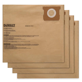 DEWALT dust bags for 6-10 gallon vacuums ensure clean debris containment on any job.