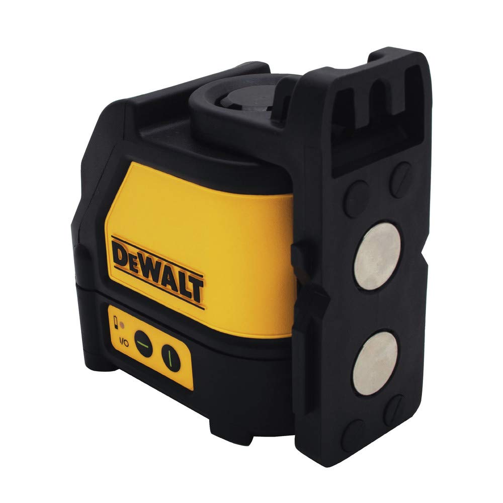 DEWALT DW088CG patented magnetic bracket for steady setup