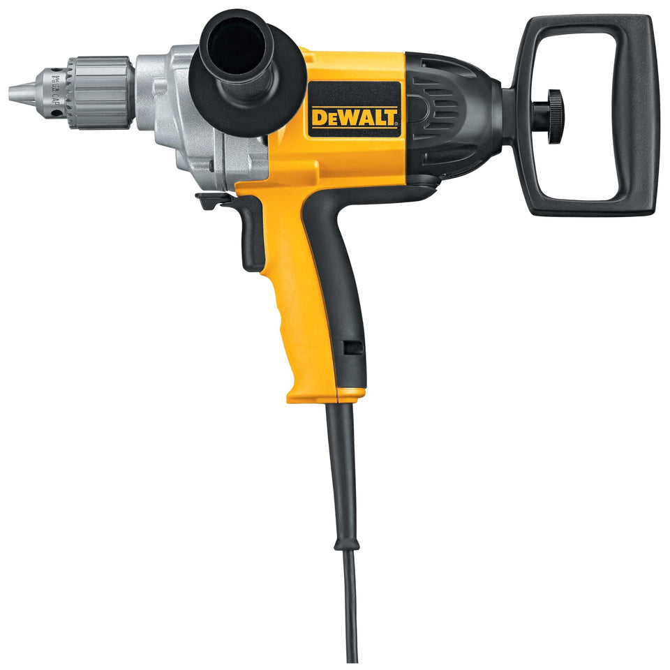 DEWALT DW130V spade-handle drill offering precise control and ergonomic grip for long tasks