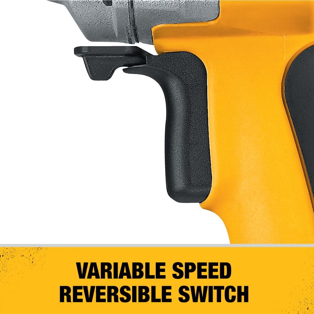 DEWALT DW130V variable speed with reverse for better drilling and mud mixing control