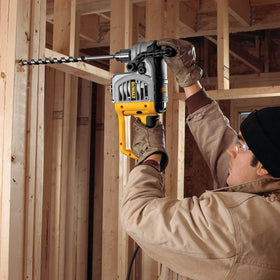Long 17-inch DEWALT ship auger bit ready for deep drilling in framing tasks.