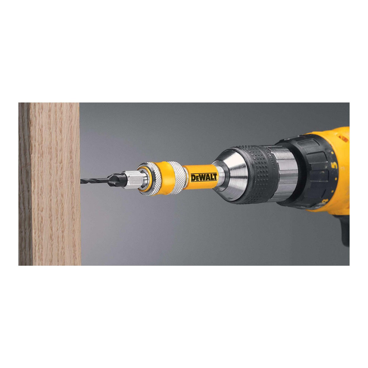 DEWALT DW2701 ergonomic finger grip enhances precision during drilling and driving