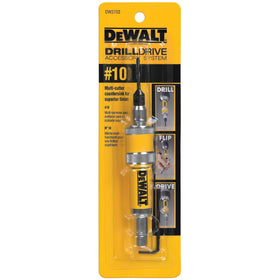 DEWALT DW2702 flip drive kit front view highlights quick-change design for faster drilling and driving.