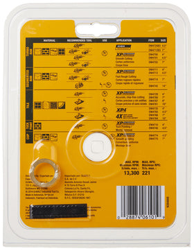 4-1/2-inch diameter blade for compact grinders