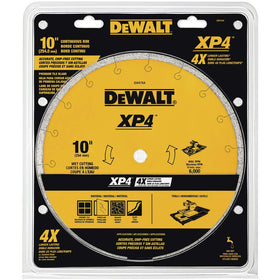 DEWALT DW4764 10-inch porcelain tile diamond blade for wet cutting with long life and smooth cuts