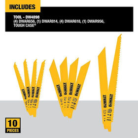 DEWALT 6-inch 6 TPI wood blade for fast general cuts