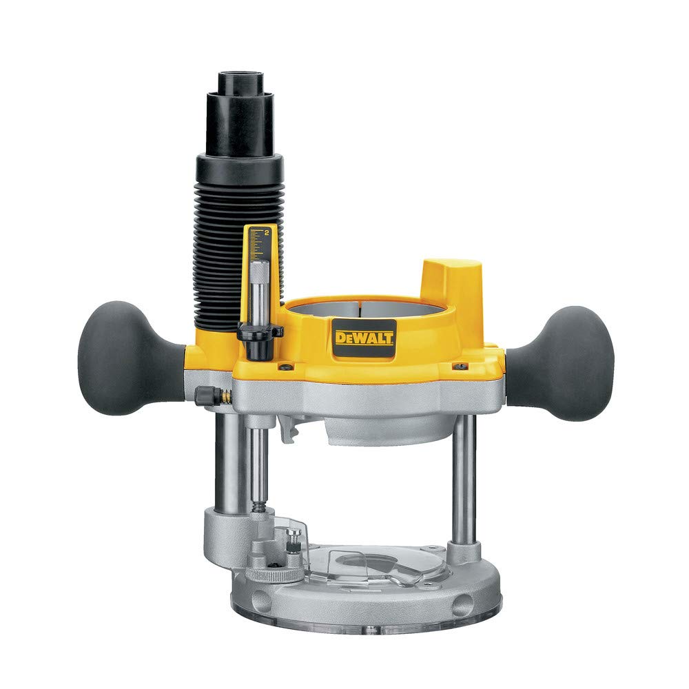 DEWALT DW618 depth adjustment ring enables precise 1/64-inch settings