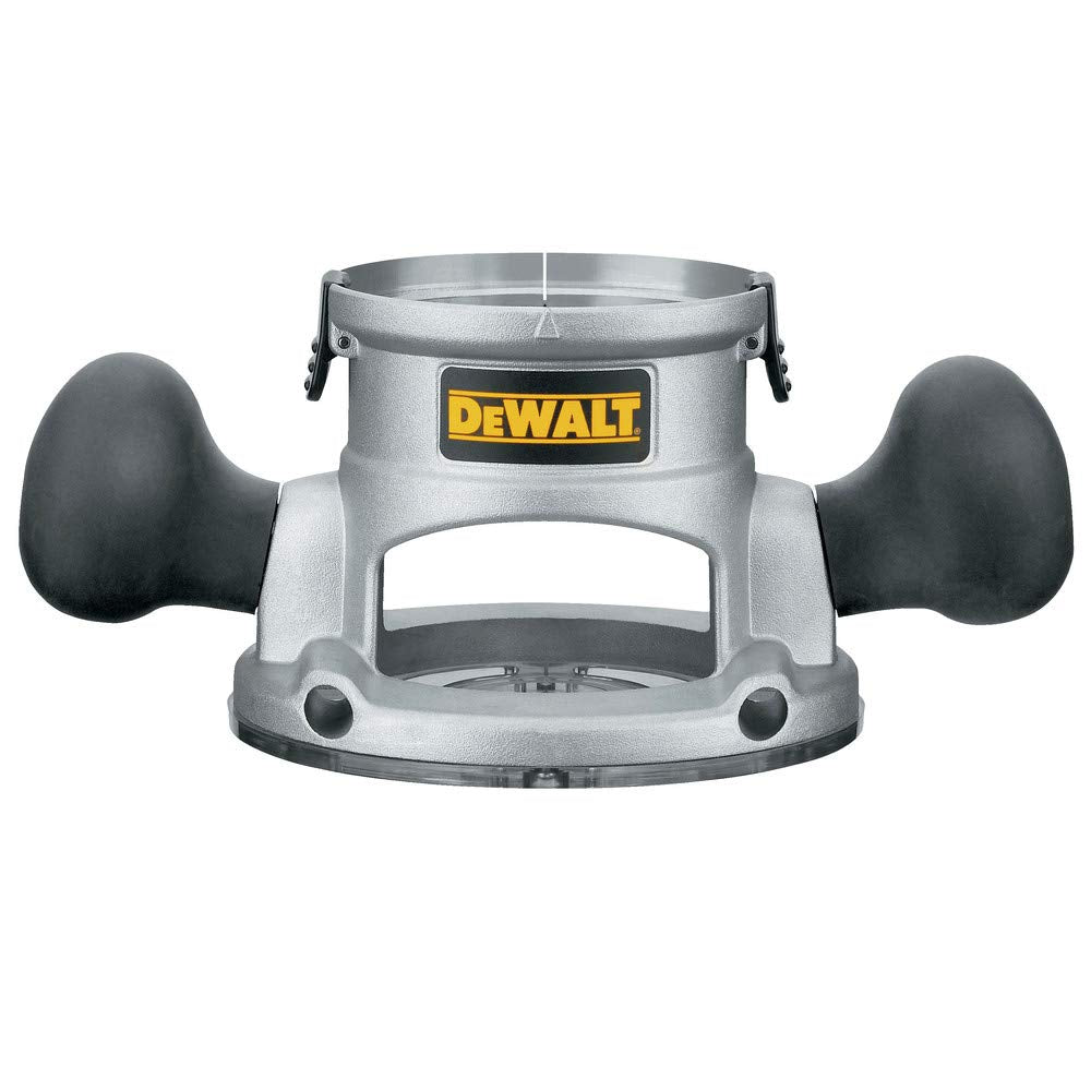 DEWALT DW618 switch and cordset allow ambidextrous operation