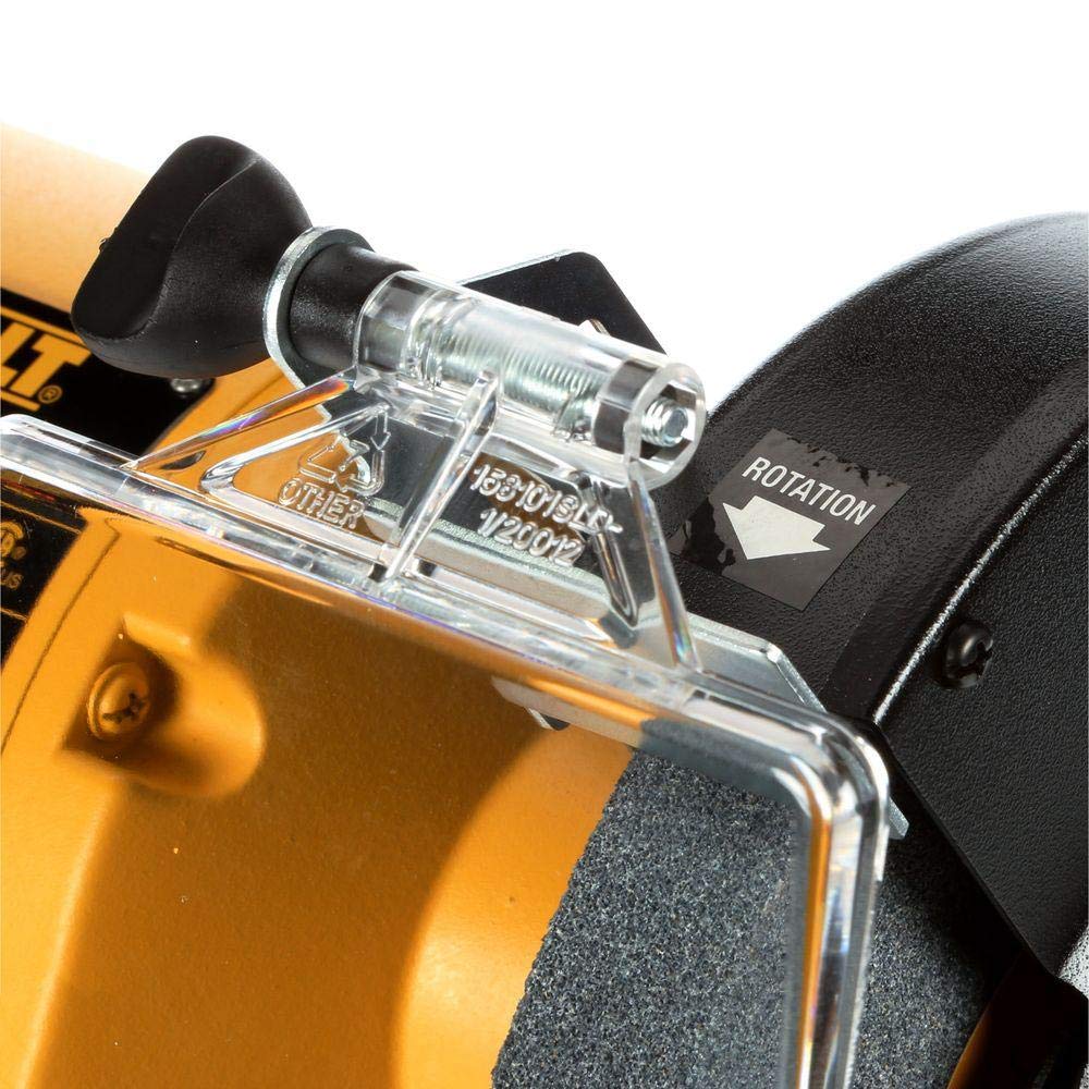 DEWALT DW758 12-1/2 inch wheel distance for larger grinding tasks.