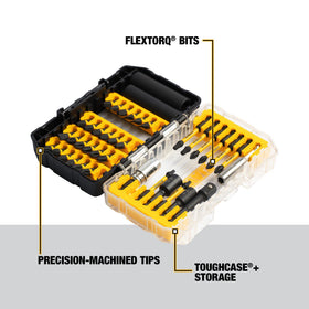 DEWALT DWA2NGFT40IR Patented bit-bar design enables easy removal and organization.