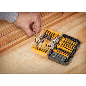 DEWALT DWA2NGFT40IR Small bulk storage fits inside ToughCase+ for on-site organization.