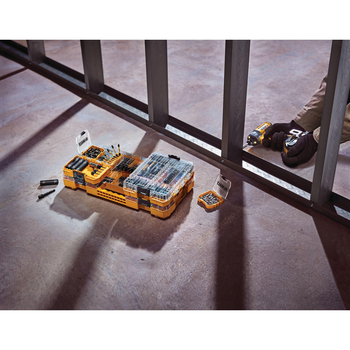 DEWALT DWA2NGFT40IR Compact set keeps bits organized and portable.