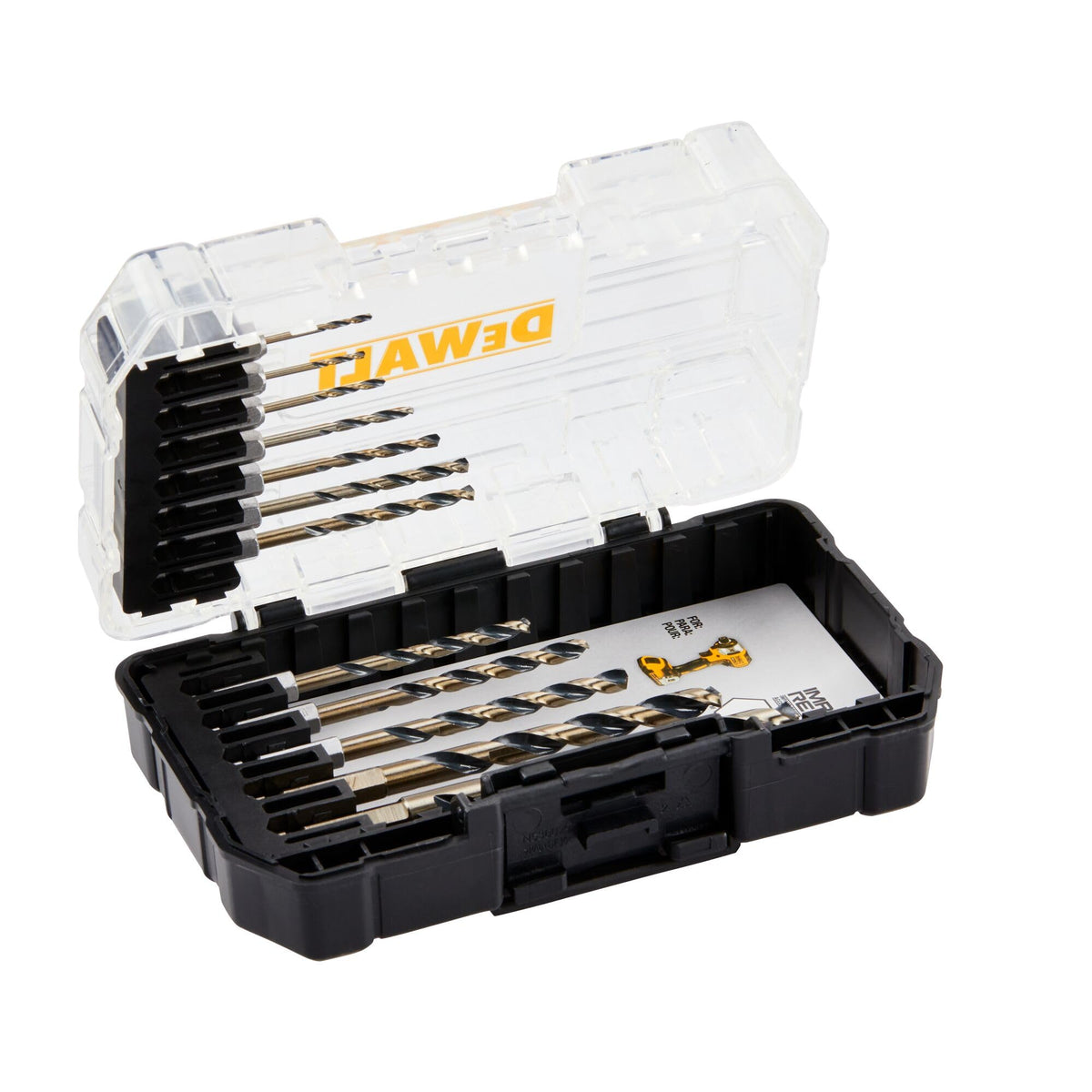 1/4 inch hex shank demonstrates impact-ready compatibility with drills.