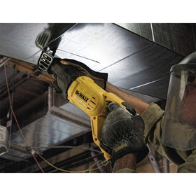 DEWALT DWE305 ergonomic handle designed for comfortable extended use.