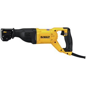 DEWALT DWE305 variable-speed trigger in use for precise control.