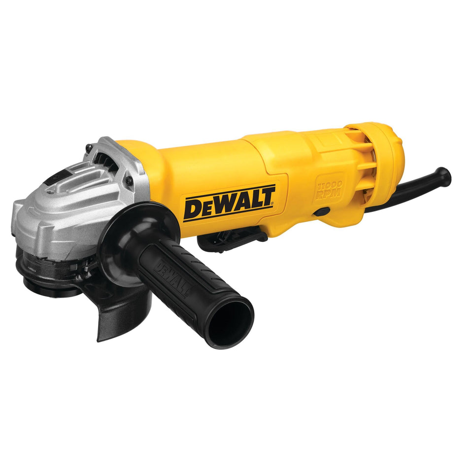 DEWALT DWE402 4-1/2 inch angle grinder with compact grip for precise control