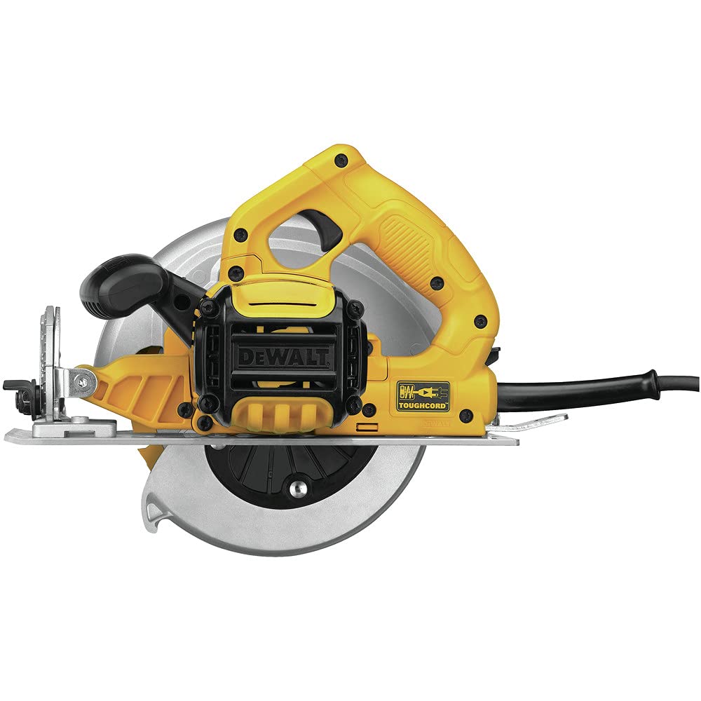 DEWALT DWE575 2-9/16 inch depth supports versatile through-cuts.