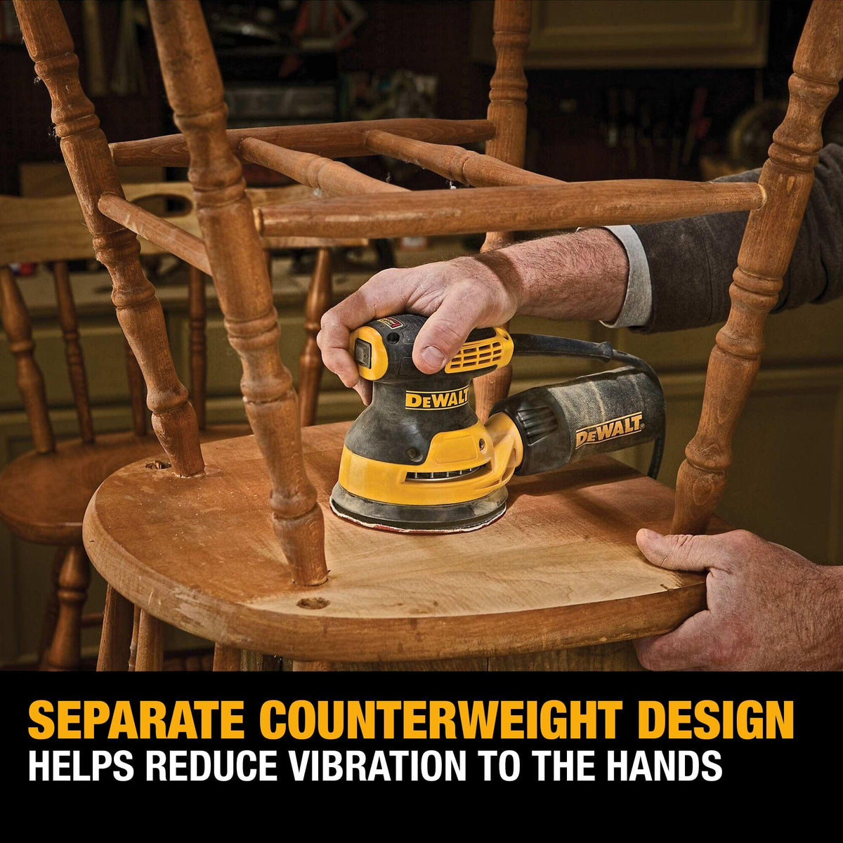 DEWALT DWE6421 compatible with DWV dust collectors for dust control.
