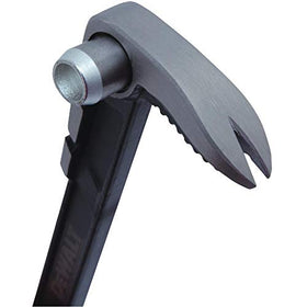 DEWALT DWHT55524 10in claw bar tip end engages material to remove embedded nails.