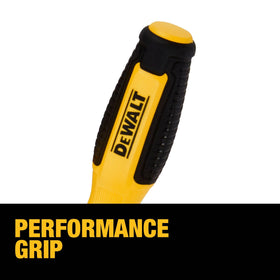 DEWALT DWHT65201 sand-blasted tip detail improves grip for tough screws.