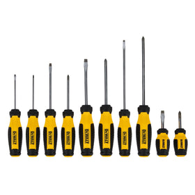 DEWALT DWHT65201 fixed bar set top view showing a 10-piece kit for versatile fastening.