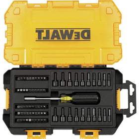 DEWALT DWMT73808 kit with transparent lid for quick access and visibility