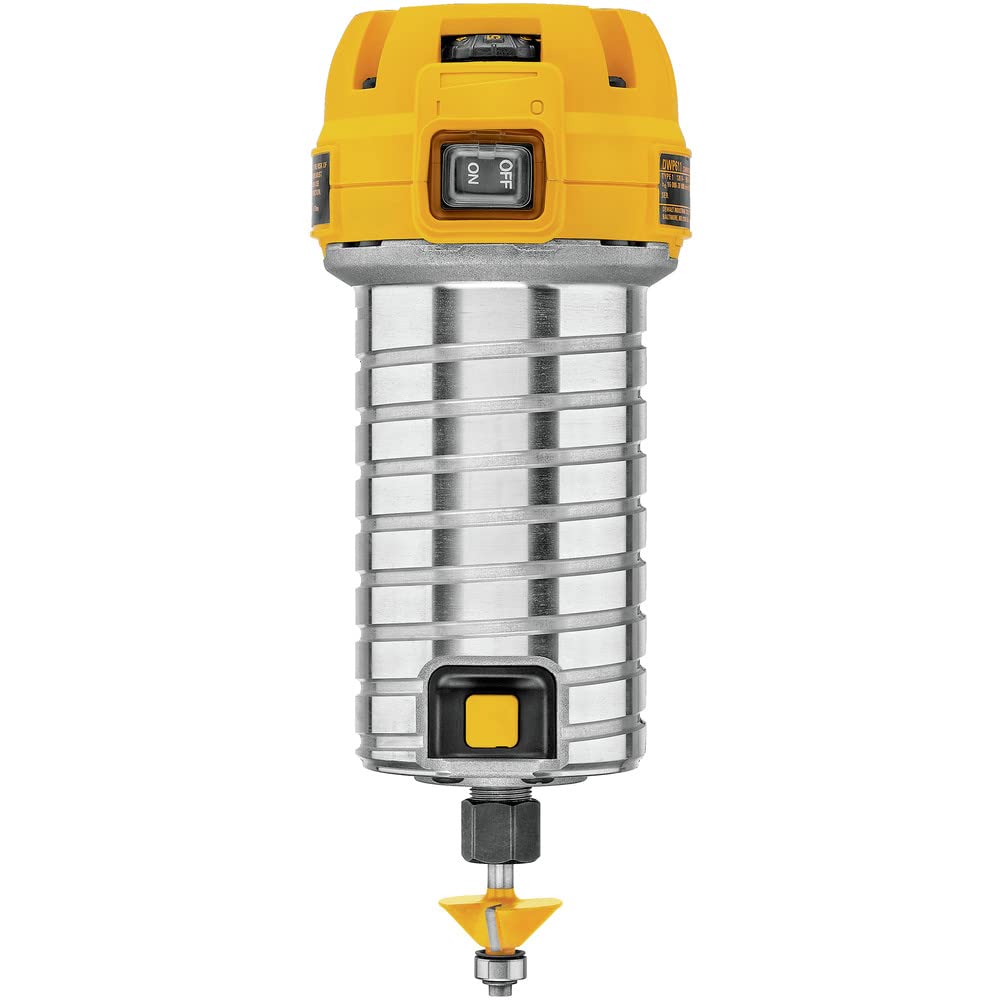 DEWALT DWP611 variable speed control helps optimize RPM for different bits.