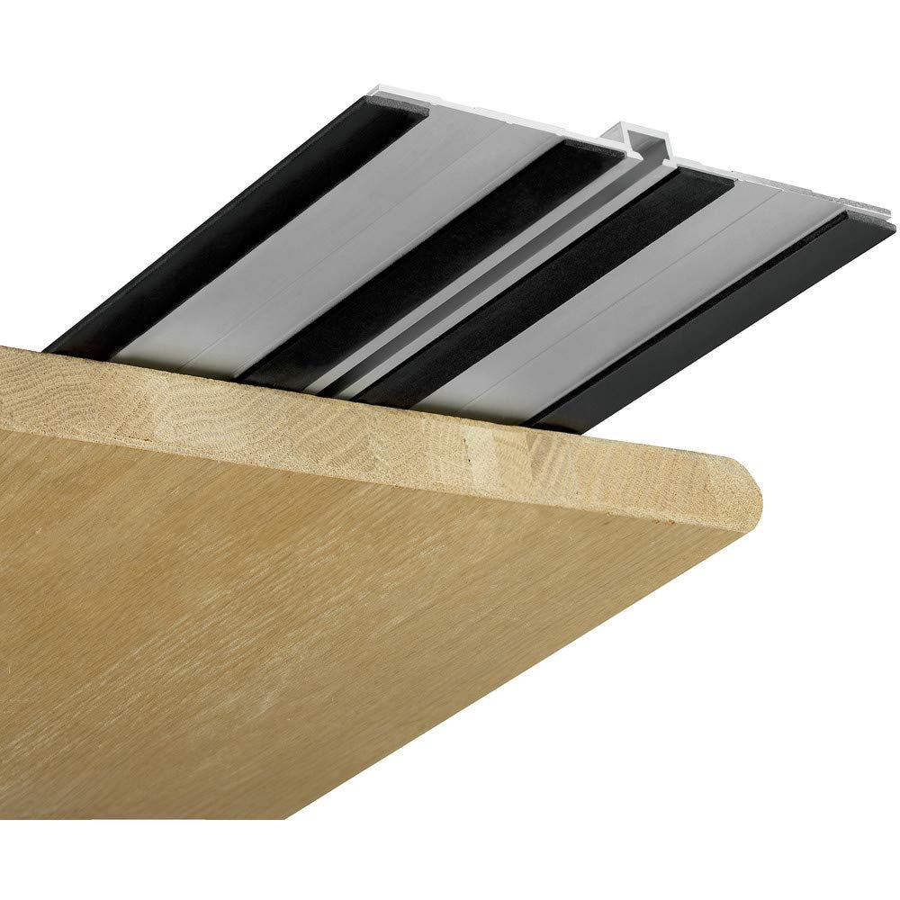 DEWALT DWS520K low-profile blade-guard fits in tight spaces.