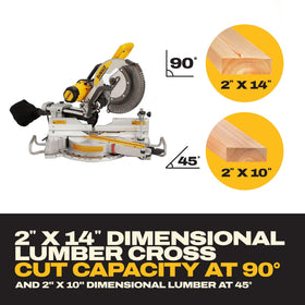 DEWALT DWS779 cam lock miter handle with detent override