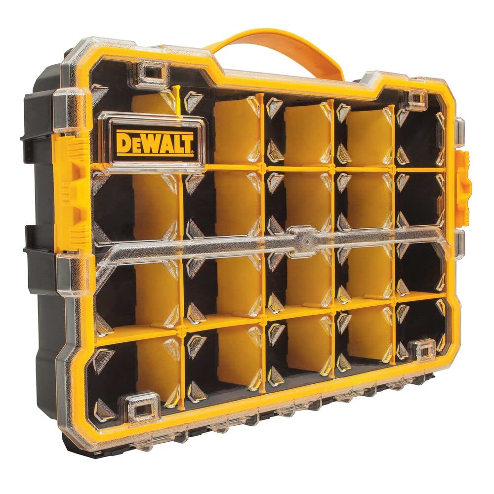 DEWALT DWST14830 removable dividers enable custom spacing for small parts.
