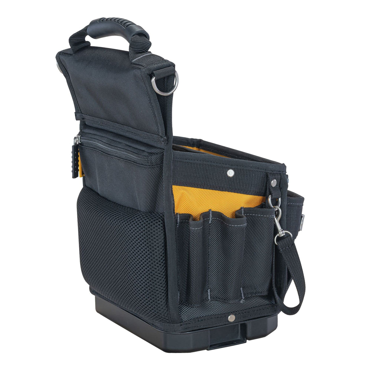 DEWALT DWST17624 padded shoulder strap offers comfortable all-day carry.