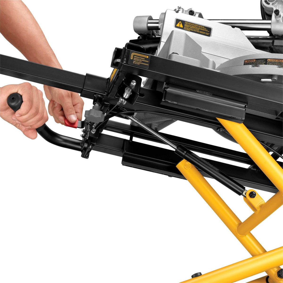 Universal mounting rails suit many miters saw models for easy pairing.