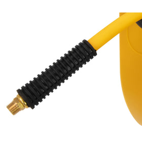 DEWALT DXCM024-0434 hose reel ceiling mount saves space and offers flexible placement.
